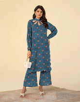 2 Pcs Unstitched Ladies Suit 117